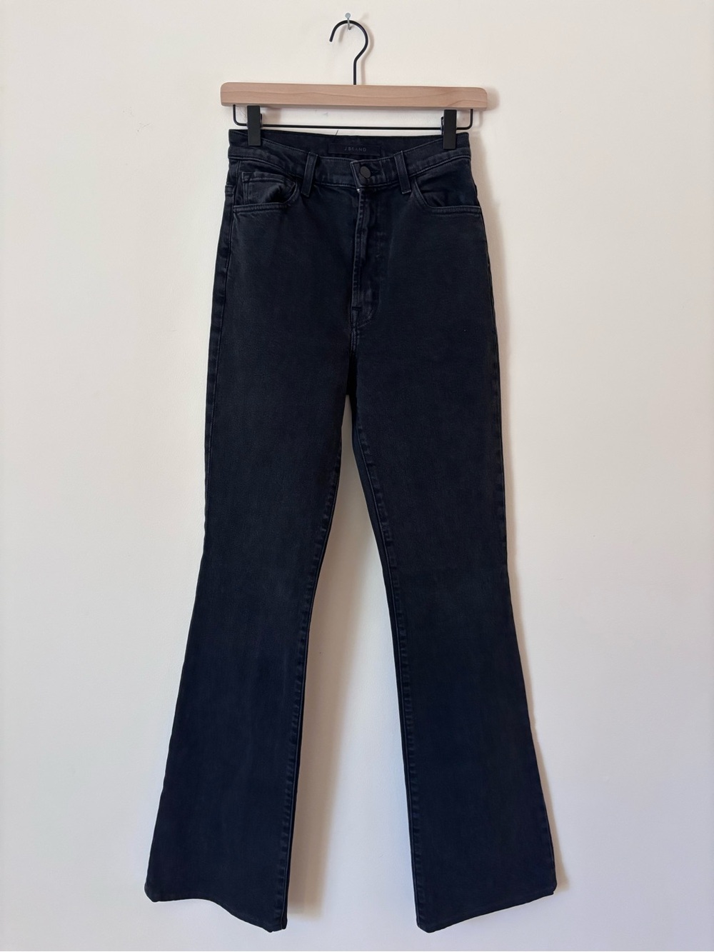 J Brand 1219 runway bootcut Black High-Rise Jeans undercover